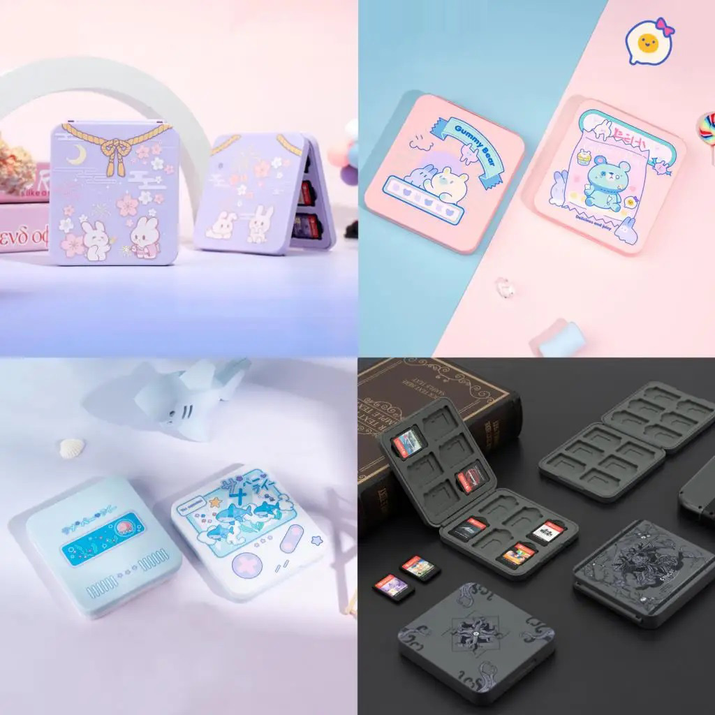 Hard Shell Game Cards Storage  - Party Games Nintendo review and price