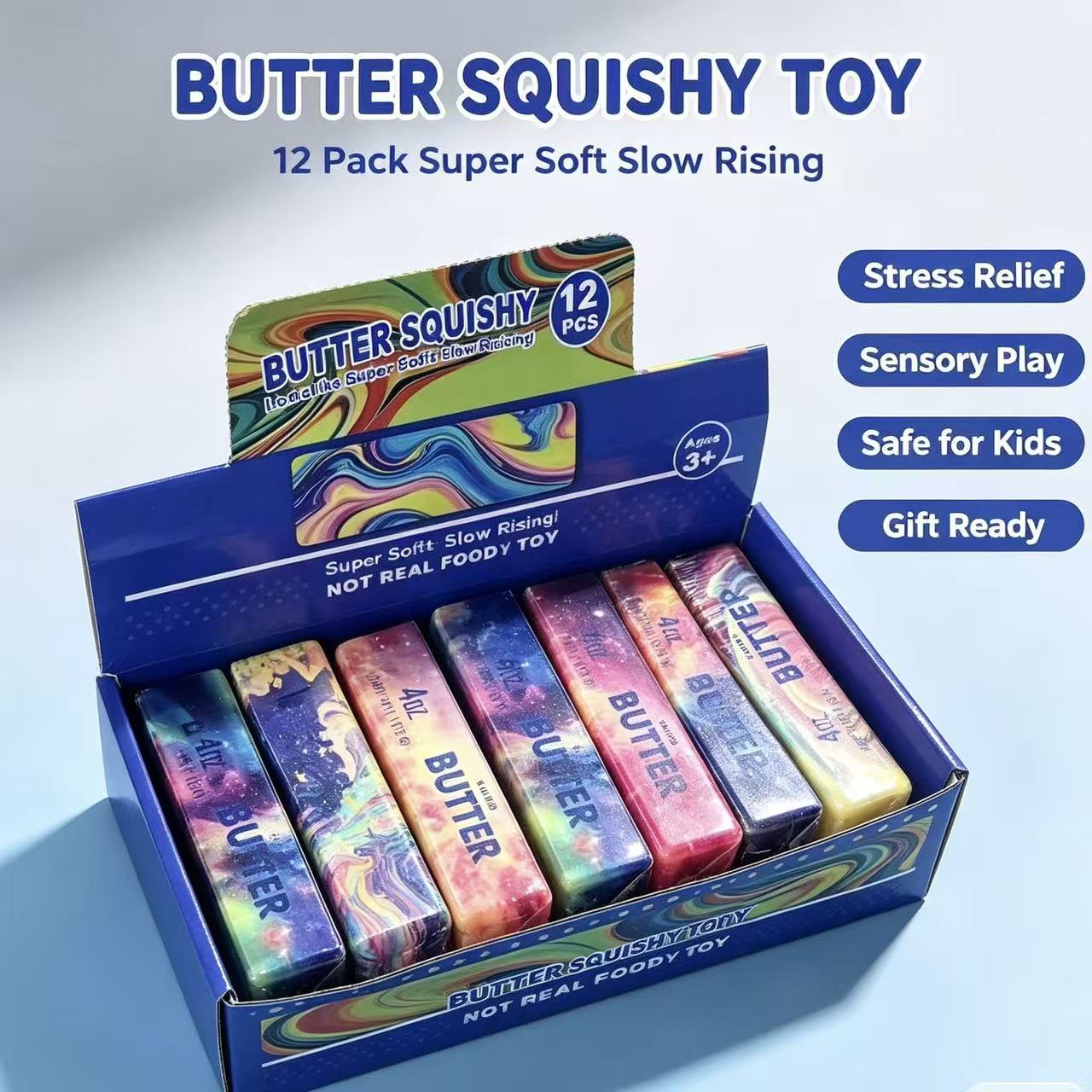 1-12pcs Squishy Butter Stick F - Party Games Graduation review and price