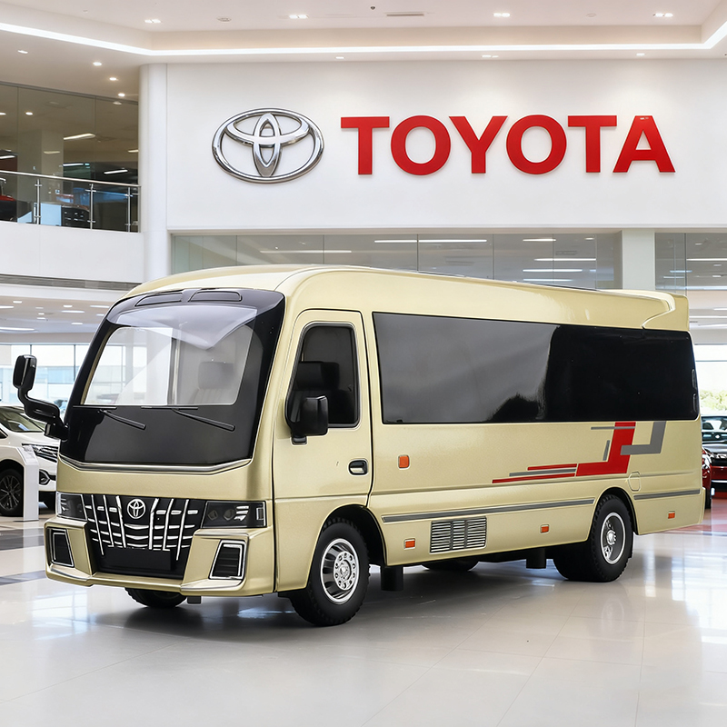 1:33 Toyota Coaster BUS Alloy  - Party Games Bus review and price