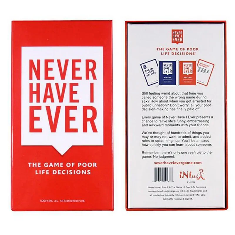550Cards Never Have I Ever Del - Party Games Never Have I Ever review and price