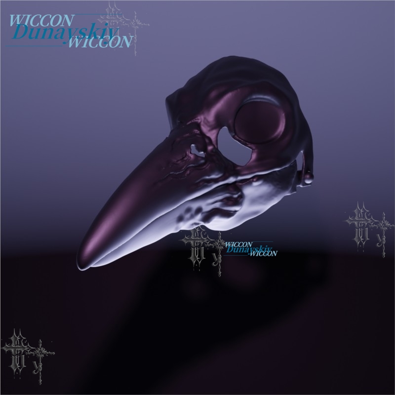 Metallic Raven Skull Plague Do - Party Games Stream review and price