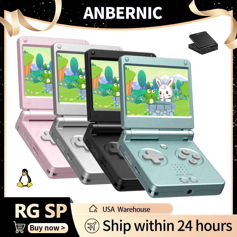 Anbernic RGSP Retro Flip Handh - Party Games Stream review and price