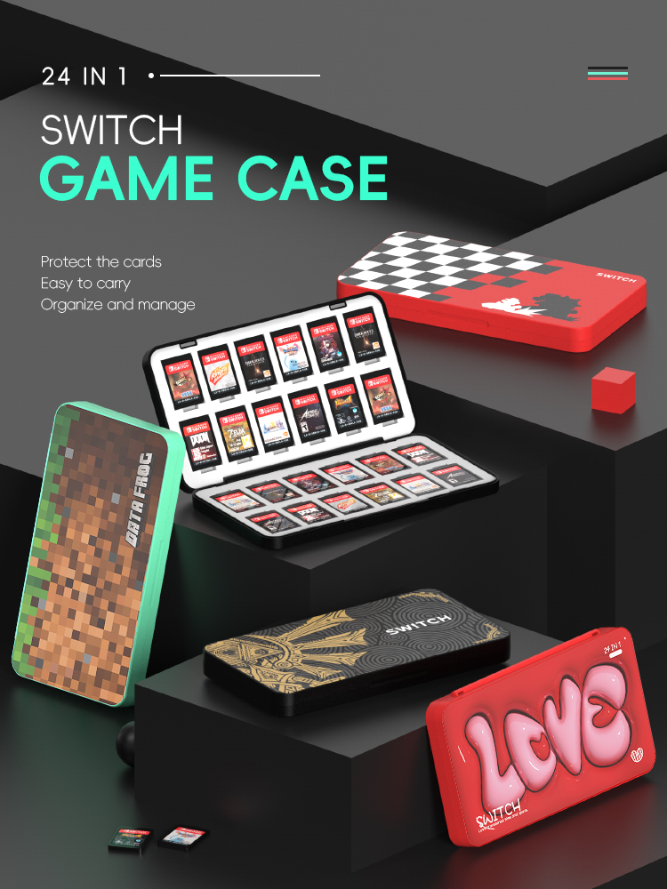 24 in 1 Game Card Case for Swi - Party Games Nintendo review and price