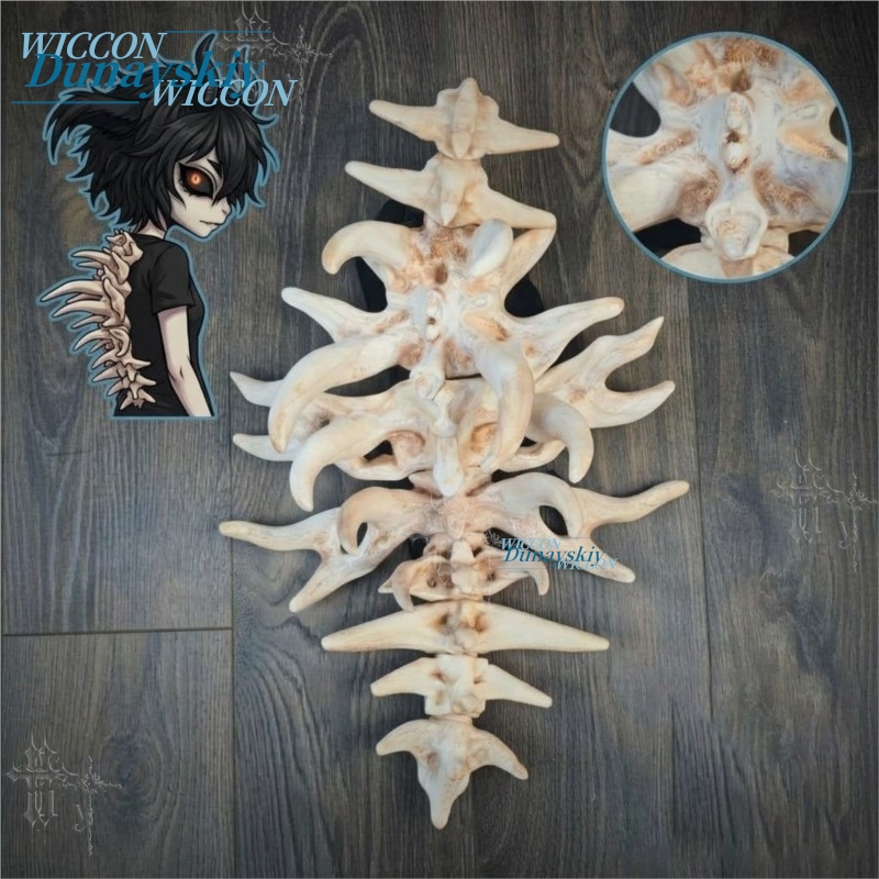 Bone Demon Back Spine Prop Art - Party Games Stream review and price