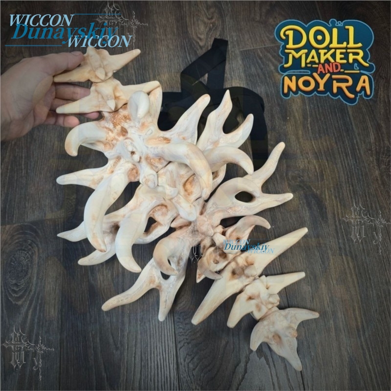Bone Demon Back Spine Prop Art - Party Games Stream review and price