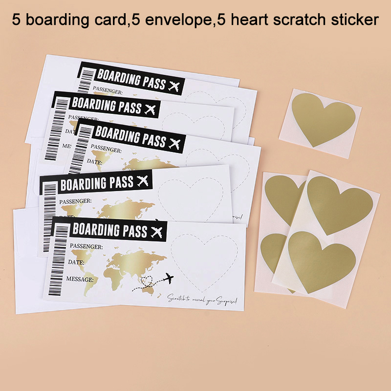 1Set Boarding Pass Scratch Off - Party Games Game Pass review and price