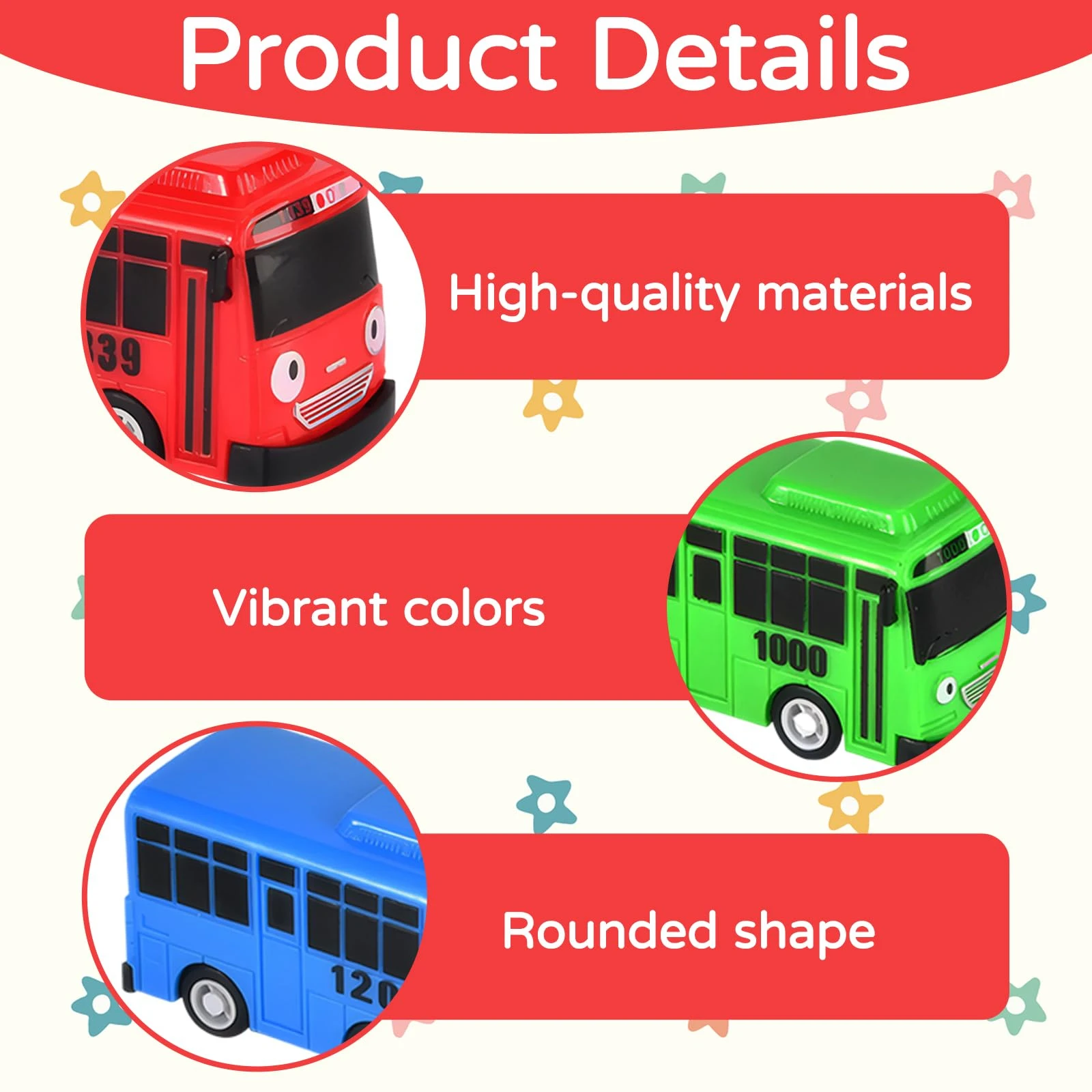 Mini Pull Back Tayo Bus Toy Se - Party Games Bus review and price