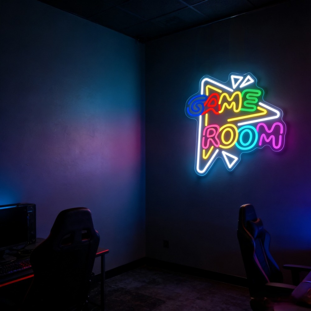 GAME ROOM LED Neon Sign Dimmab - Party Games Stream review and price